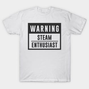 Train Design Warning Steam Enthusiast T-Shirt